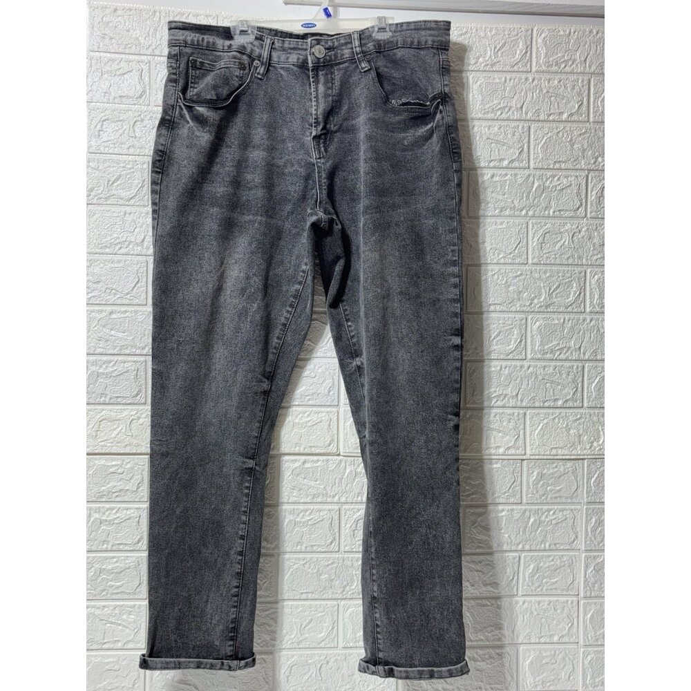 Rue 21 Jeans Men's 34/30 Supreme Flex Black Charcoal Denim Jeans